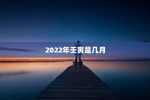 2022年壬寅是几月