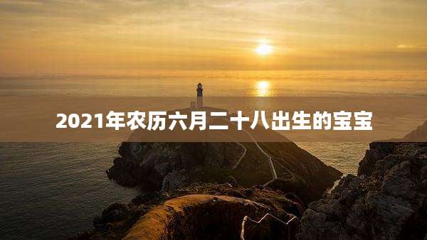 2021年农历六月二十八出生的宝宝