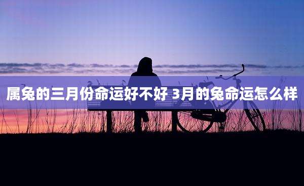 属兔的三月份命运好不好 3月的兔命运怎么样