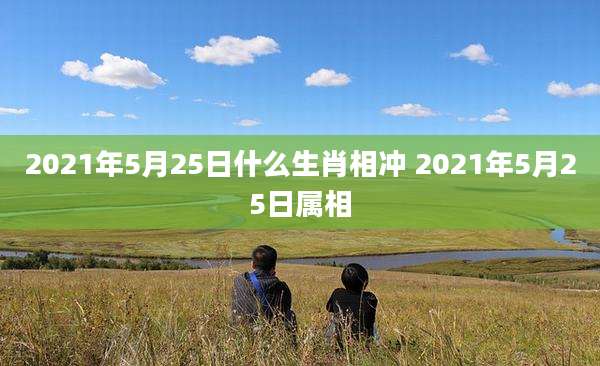 2021年5月25日什么生肖相冲 2021年5月25日属相