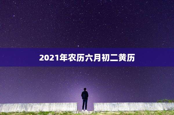 2021年农历六月初二黄历
