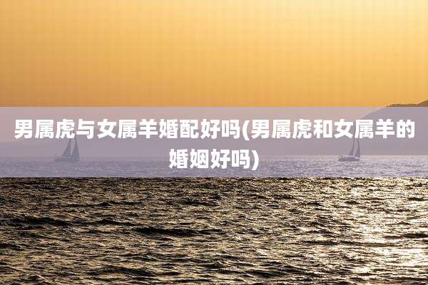 男属虎与女属羊婚配好吗(男属虎和女属羊的婚姻好吗)