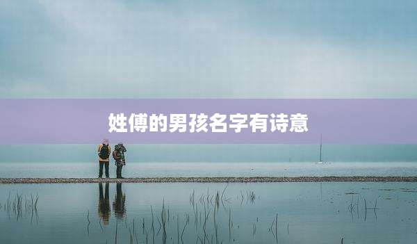 姓傅的男孩名字有诗意