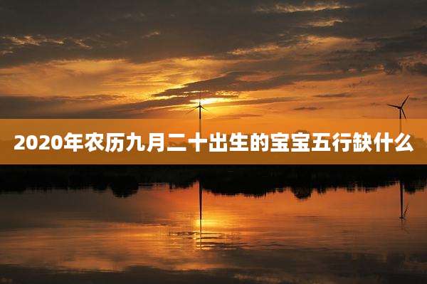2020年农历九月二十出生的宝宝五行缺什么
