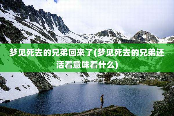 梦见死去的兄弟回来了(梦见死去的兄弟还活着意味着什么)