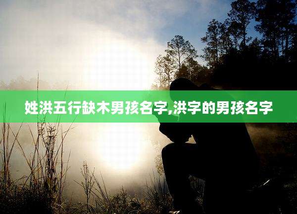 姓洪五行缺木男孩名字,洪字的男孩名字