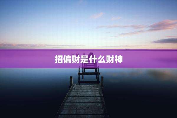 招偏财是什么财神