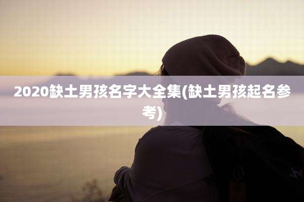 2020缺土男孩名字大全集(缺土男孩起名参考)