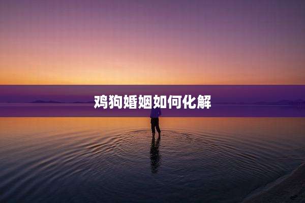 鸡狗婚姻如何化解