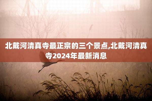 北戴河清真寺最正宗的三个景点,北戴河清真寺2024年最新消息