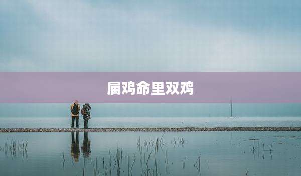 属鸡命里双鸡