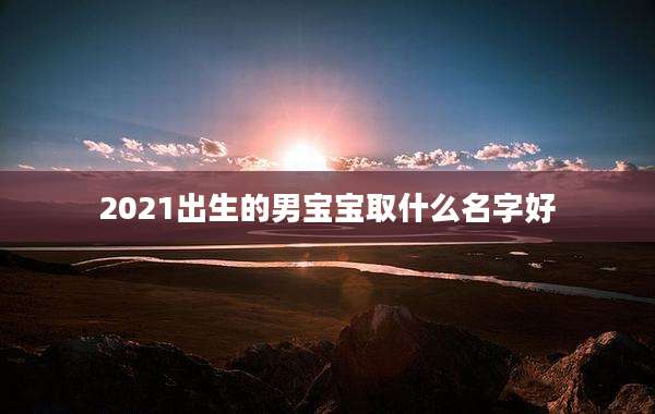2021出生的男宝宝取什么名字好
