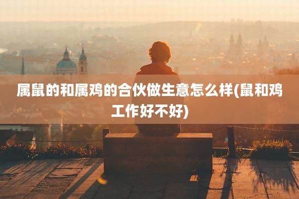 属鼠的和属鸡的合伙做生意怎么样(鼠和鸡工作好不好)