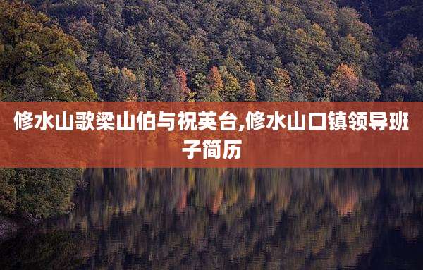 修水山歌梁山伯与祝英台,修水山口镇领导班子简历