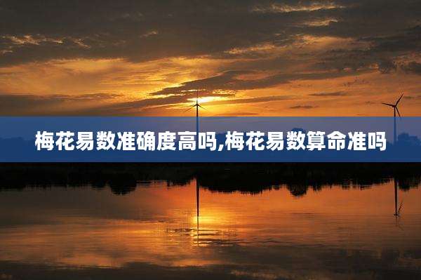 梅花易数准确度高吗,梅花易数算命准吗