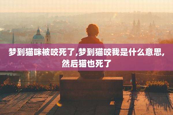 梦到猫咪被咬死了,梦到猫咬我是什么意思,然后猫也死了
