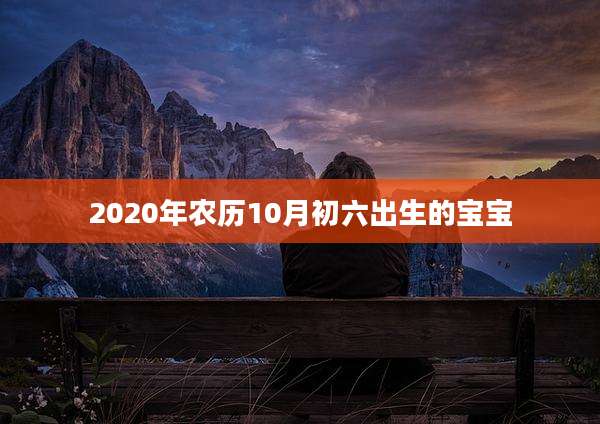2020年农历10月初六出生的宝宝