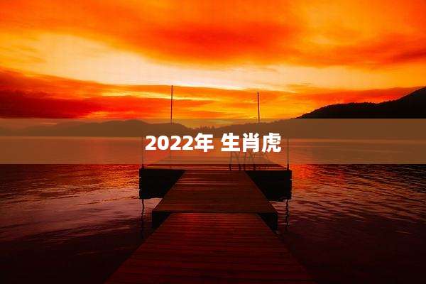 2022年 生肖虎