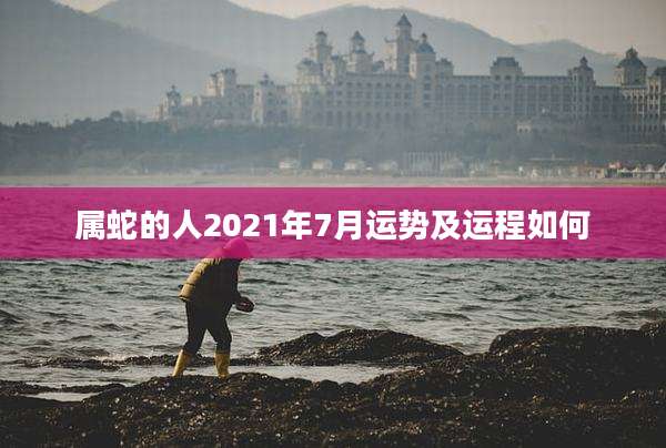 属蛇的人2021年7月运势及运程如何