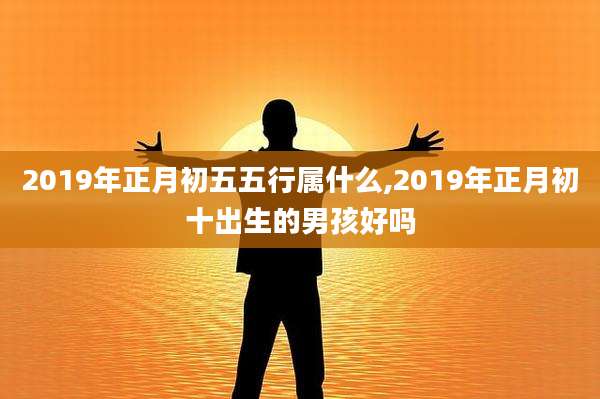2019年正月初五五行属什么,2019年正月初十出生的男孩好吗