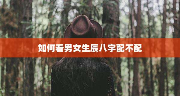 如何看男女生辰八字配不配