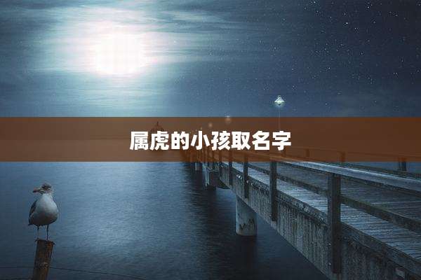属虎的小孩取名字