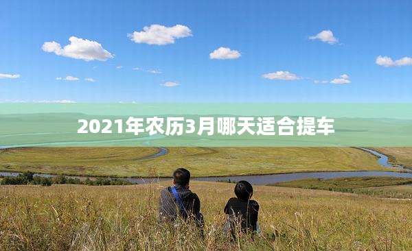 2021年农历3月哪天适合提车