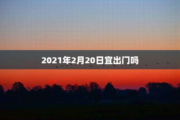 2021年2月20日宜出门吗