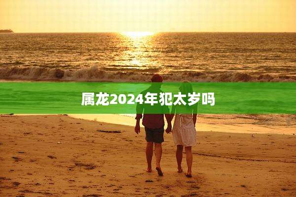 属龙2024年犯太岁吗