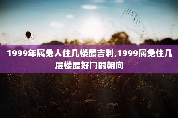 1999年属兔人住几楼最吉利,1999属兔住几层楼最好门的朝向