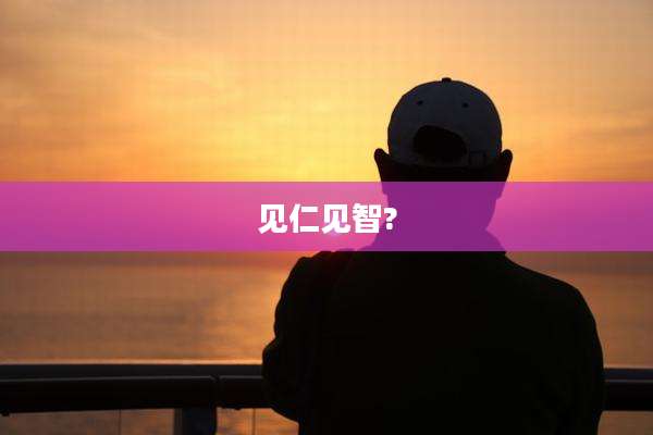 见仁见智?