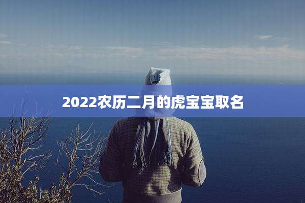 2022农历二月的虎宝宝取名