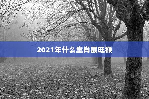2021年什么生肖最旺猴