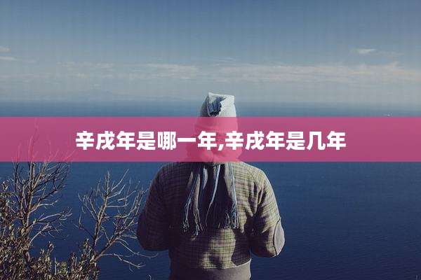 辛戌年是哪一年,辛戌年是几年