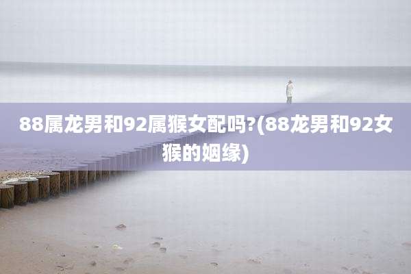 88属龙男和92属猴女配吗?(88龙男和92女猴的姻缘)