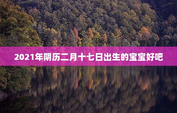 2021年阴历二月十七日出生的宝宝好吧
