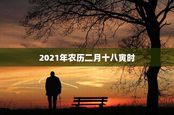 2021年农历二月十八寅时