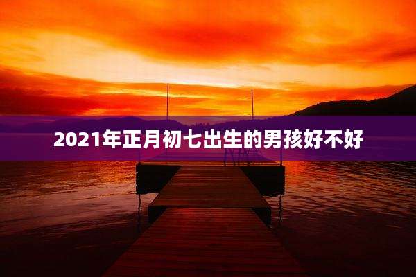 2021年正月初七出生的男孩好不好
