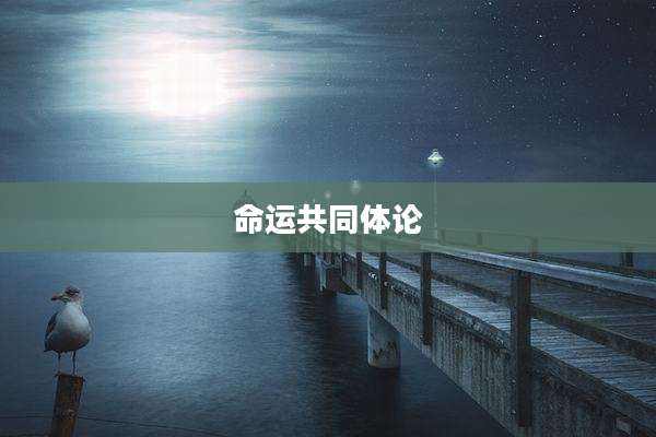 命运共同体论