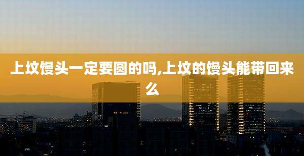 上坟馒头一定要圆的吗,上坟的馒头能带回来么
