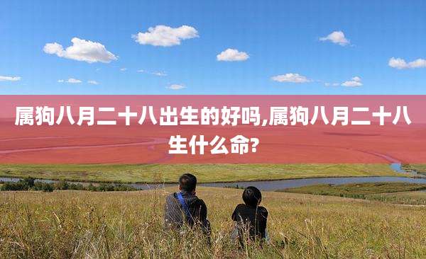 属狗八月二十八出生的好吗,属狗八月二十八生什么命?