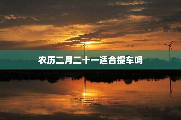 农历二月二十一适合提车吗