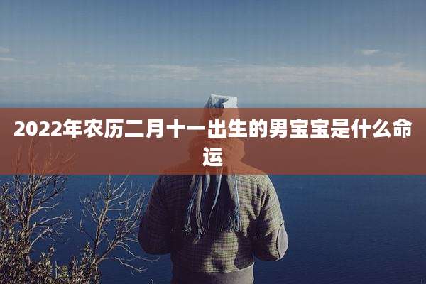 2022年农历二月十一出生的男宝宝是什么命运