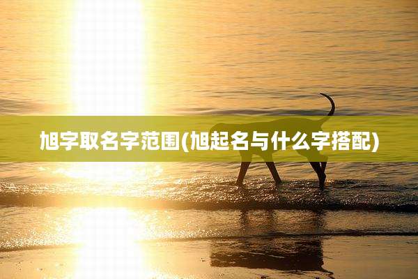 旭字取名字范围(旭起名与什么字搭配)