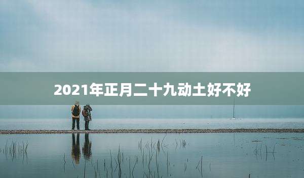 2021年正月二十九动土好不好