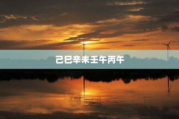 己巳辛未壬午丙午