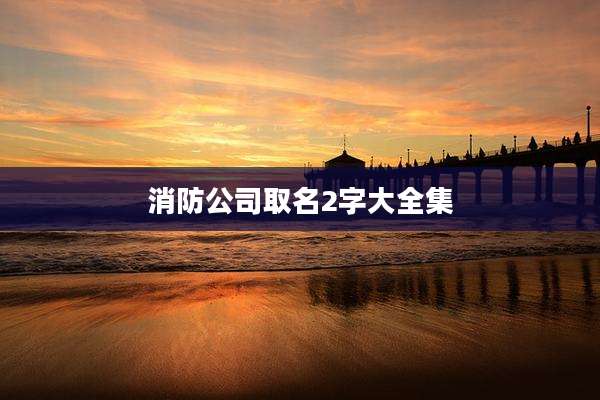 消防公司取名2字大全集