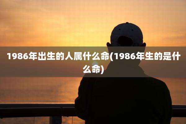 1986年出生的人属什么命(1986年生的是什么命)