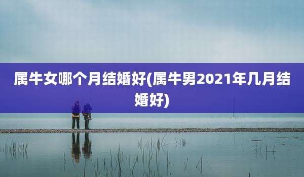 属牛女哪个月结婚好(属牛男2021年几月结婚好)