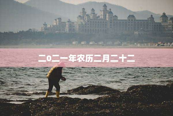 二0二一年农历二月二十二